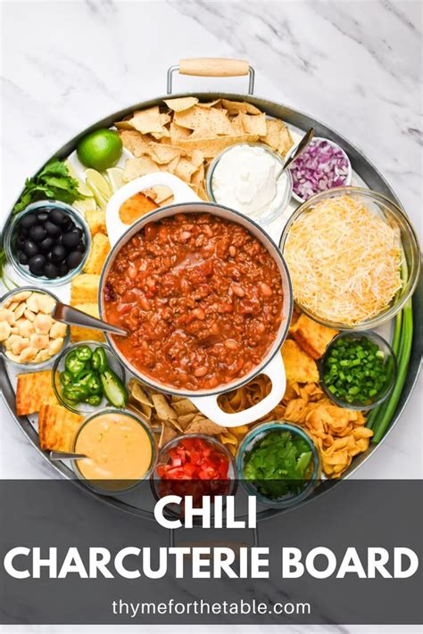Elevate Your Chili Game With A Mouthwatering Chili Charcuterie Board