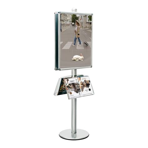 Porte affiches Visual Displays avec 2 cadres 60x80 cm réglable en