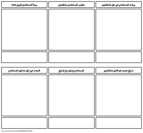 قالب خريطة رحلة العميل القياسية Storyboard Par Ar Examples