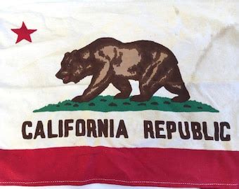 California Republic Bear Flag Sign