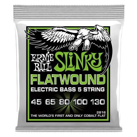 Ernie Ball Slinky Flatwound Electric Bass Strings Best Bass Gear