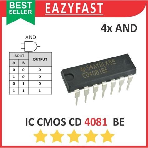 Ic Cmos Cd Be Dip Logic Gate And Logic Gate Cd Be Cd Be