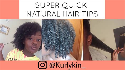 How To Grow Longer Natural Hair Top 3 Tips Youtube