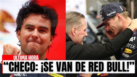 Ultima Hora F Red Bull Se Deshace De Los Verstappens Youtube