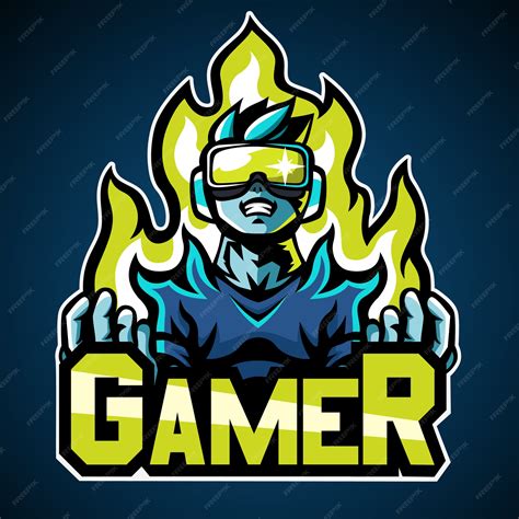 Premium Vector | Gamer logo