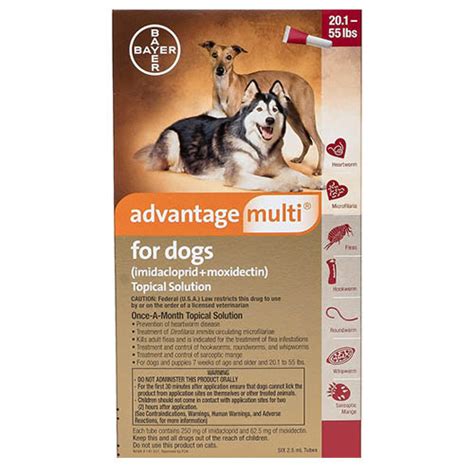 Buy Advantage Multi Advocate For Large Dogs 10 To 25 Kg Red Online