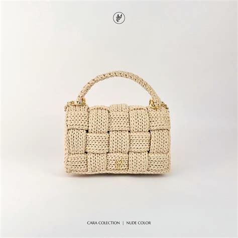 Madeline Cara Bag Nude Handmade