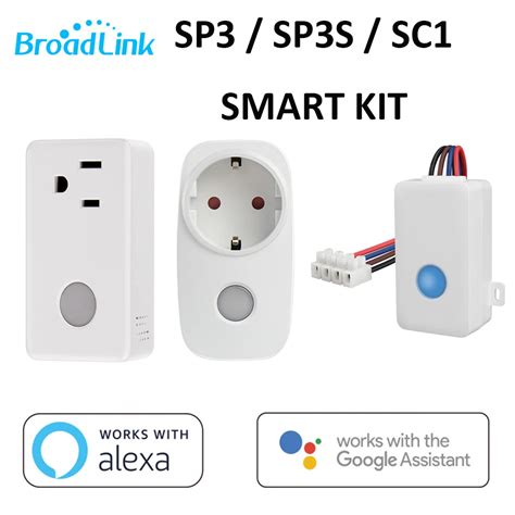 Broadlink SP3 SP3S SC1 Kit WiFi Smart Socket US EU Plug All Compatible