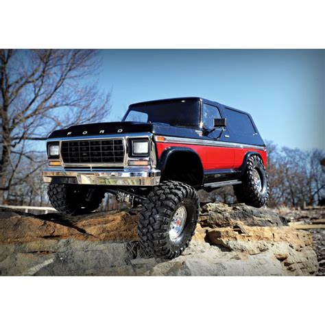 Coche Rc Crawler Traxxas Trx Ford Bronco Brushed Color Rojo