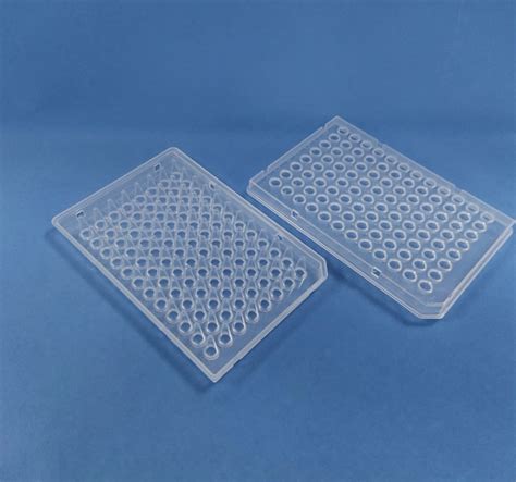 Well Pcr Plate Roche Style Half Skirted Clear Zhejiang Yikang