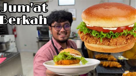 Burger Buns Part 2 Jum At Berkah Crispy Chicken Burger Ide Usaha