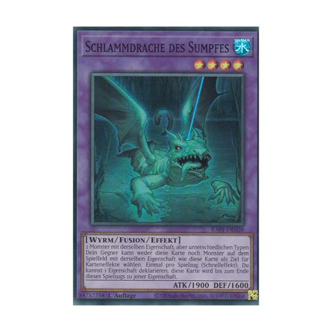 Schlammdrache Des Sumpfes V Platinum Secret Rare Ra De V