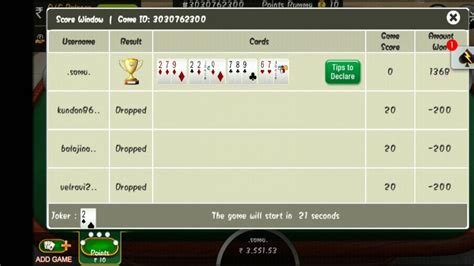 Rummy Circle 10x Point Rummy Play Excellent Card Comming Online