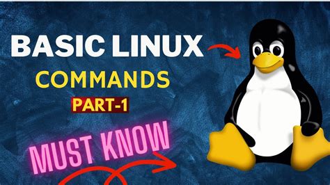 Linux Basic Commands Part 1 Linux Command Line Tutorial Linux