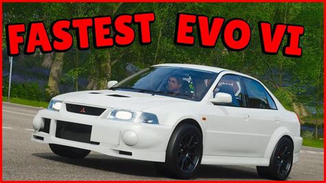 Forza Horizon Fastest Evo Vi Drag Tune Mitsubishi Lancer