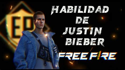 Nueva Habilidad De Justin Bieber Explicaci N R Pida Freefire Youtube