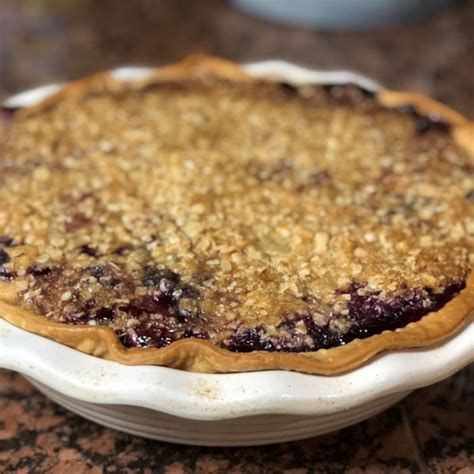 Blueberry Crumb Pie Photos