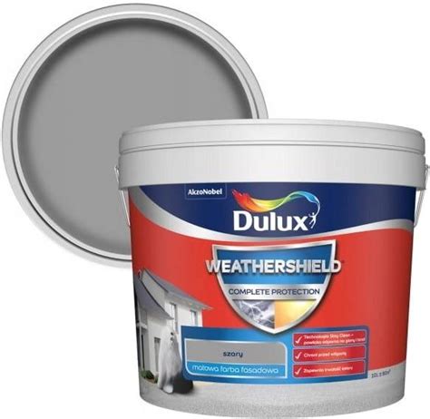 Farba Dulux Weathershield Complete Protection Szary L Opinie I Ceny