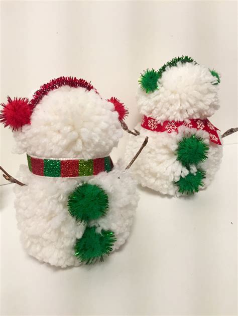 Snowman Decor, Snowman Pom Pom, Snowman Garland, Christmas Decor, Kids ...