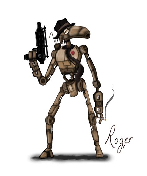 Roger the droid by Yellowdrawfrost on Newgrounds