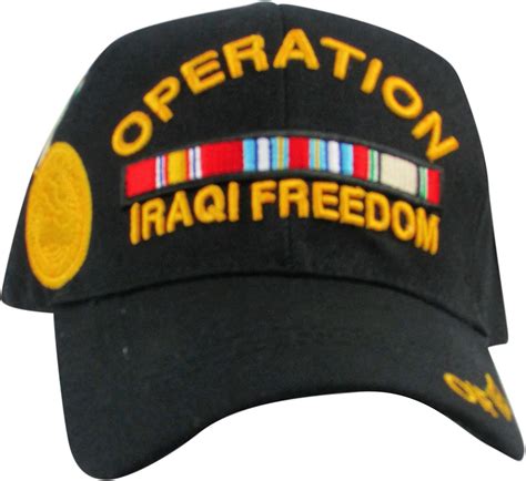 New Operation Iraqi Freedom Veteran With Campaign Ribbons Baseball Hat