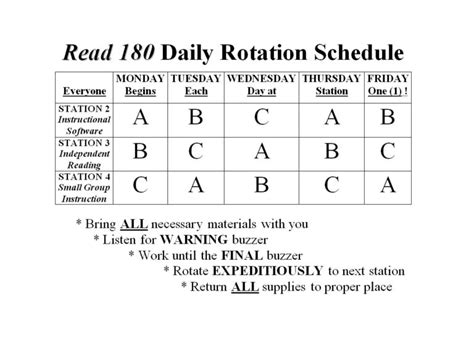 50 Free Rotating Schedule Templates For Your Company Templatearchive