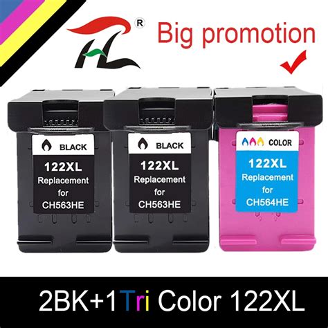 Сменный чернильный картридж 122XL для принтера hp 122 xl hp122, hp ...