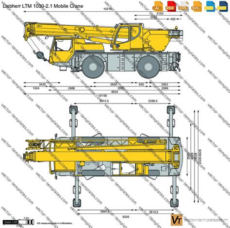 Liebherr Crane Vehicle Side Elevation Cad Block Details Dwg File