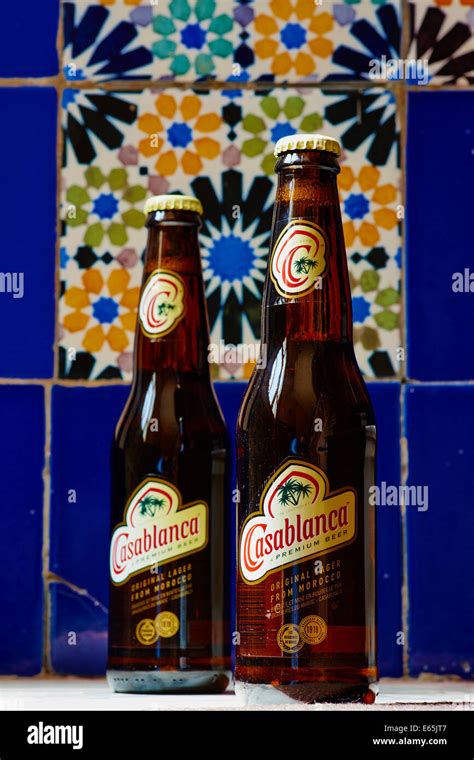 Morocco Casablanca Casablanca Beer Stock Photo Alamy