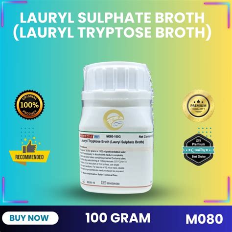 Jual Lauryl Sulphate Broth Lauryl Tryptose Broth Media Mikro