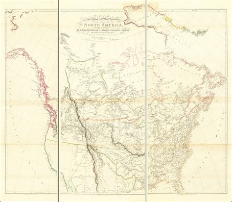 A Map Exhibiting All The New Discoveries In The Interior Parts Of North America Inscribed By