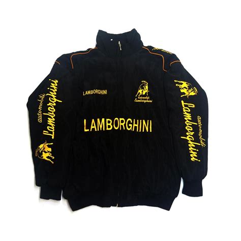 Lamborghini Racing Jacket Lamborghini Racing Jacket Vintage Style F1