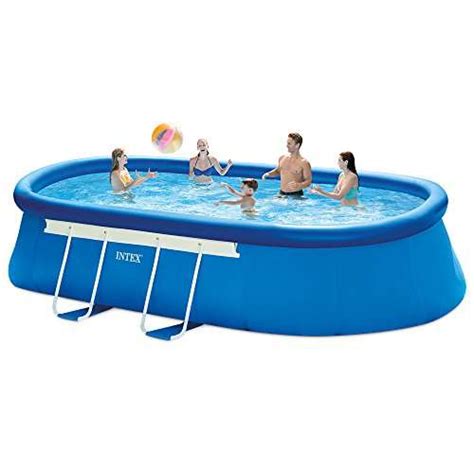 Intex Oval Frame Pool Set For Fun Playing And Swimming