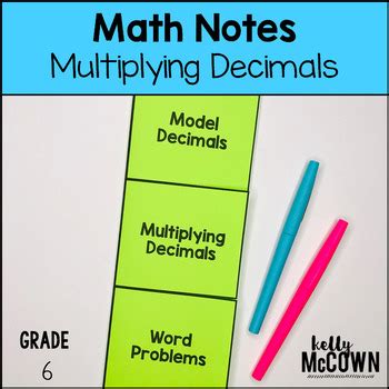 Multiplying Decimals Notes By Teaching Math And More TPT