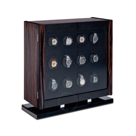 Orbita Avanti Macassar And Carbon Fiber Programmable Watch Winder