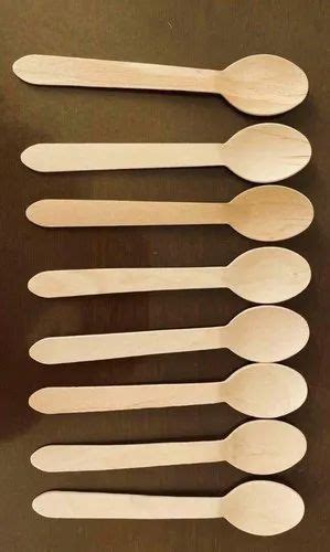 Mm Disposable Wooden Spoon At Pack Birchwood Spoon In Meerut