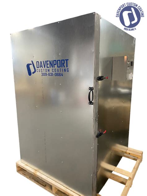 X X Electric Batch Powder Coating Oven Davenport Custom Coating