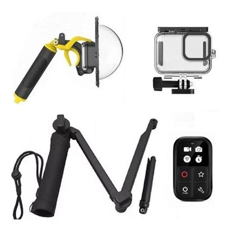 Kit P Gopro Hero Black Dome Gatilho Estanque Controle Wifi Submarino