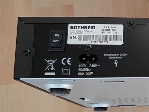 Kathrein Ufs Sw Gb Twin Receiver In Ulm F R Zum