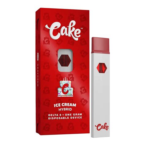 Cake Delta 8 Disposable Vape 1g D8 Gas