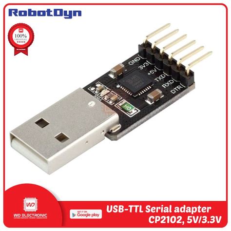 Robotdyn USB 轉 TTL CH340G 5V 3 3V USB 串行適配器 CP2102 CP2104 蝦皮購物