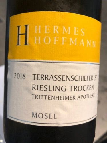 Hermes Hoffmann Terrassenschiefer S Trittenheimer Apotheke Riesling