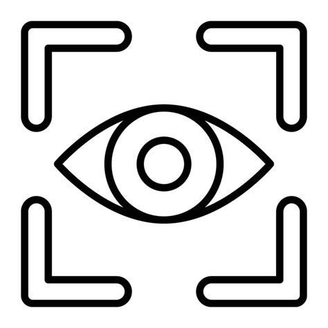 Eye Tracking Line Icon Design 43855101 Vector Art At Vecteezy