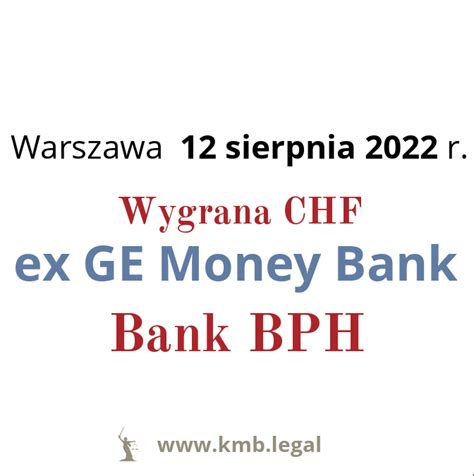 Prawomocna Wygrana Frankowa Z Bank Bph W Miesi Cy