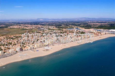 Photo Aérienne Canet Plage 30 Pyrénées Orientales Paf