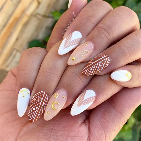 Unique And Simple Boho Nail Art Designs