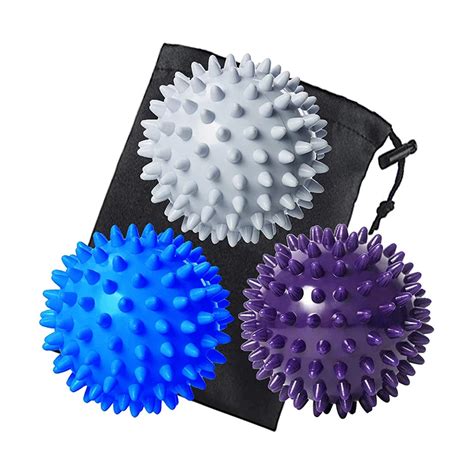 Poray Yoga Muscles Recovery Spikey Pvc Massage Ball For Hand And Foot