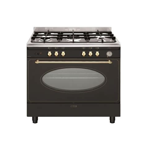 Achat Piano De Cuisson Gaz Rustique Cm Noir Glem Gu Cmr Pas Cher Avis