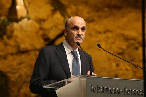 Samir Geagea Leader Of The Lebanese Forces