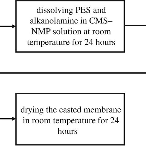 Process For The Membrane S Preparation Methodology Download Scientific Diagram